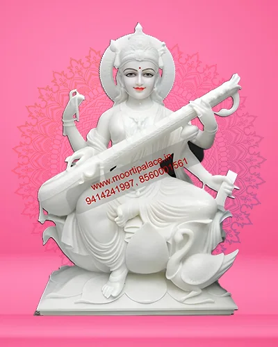 Marble Saraswati Mata Murti Marble Saraswati Mata Murti